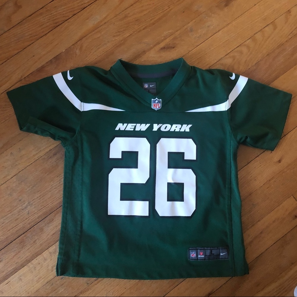 NFL Nike Large (7) Jets Bell 26 Jersey